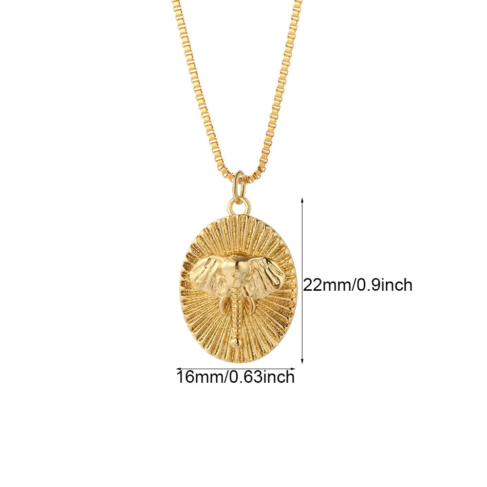 Colar Pingente Dourado Coleção Charms Variados