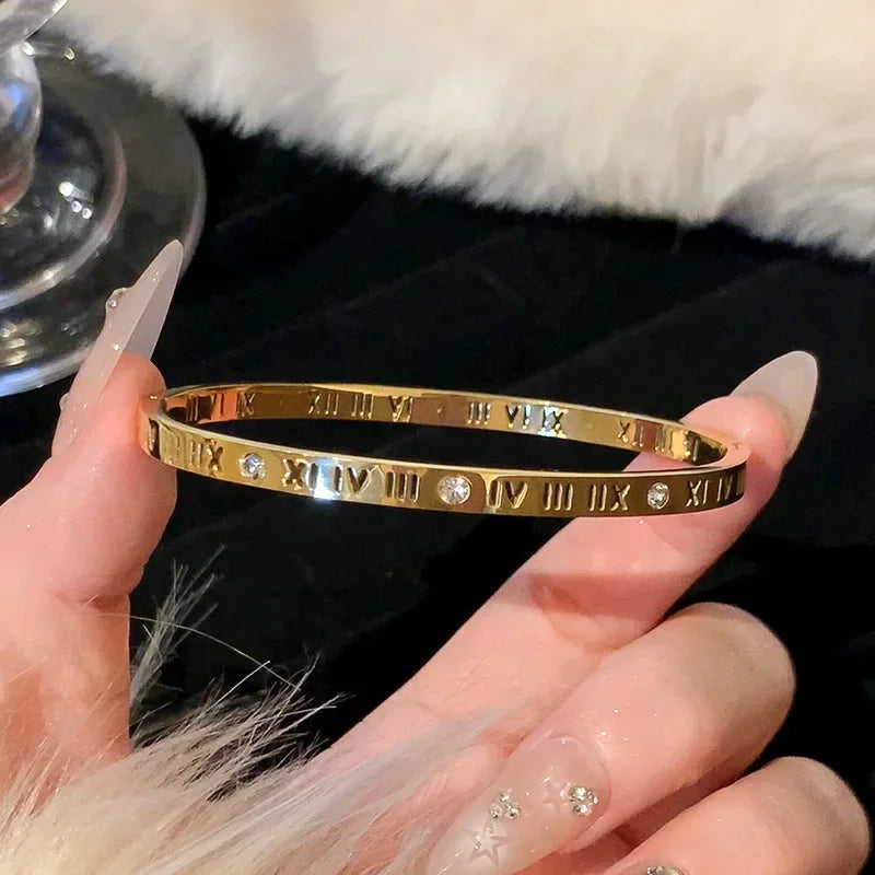 Pulseira de Zircônia em Aço Inoxidável