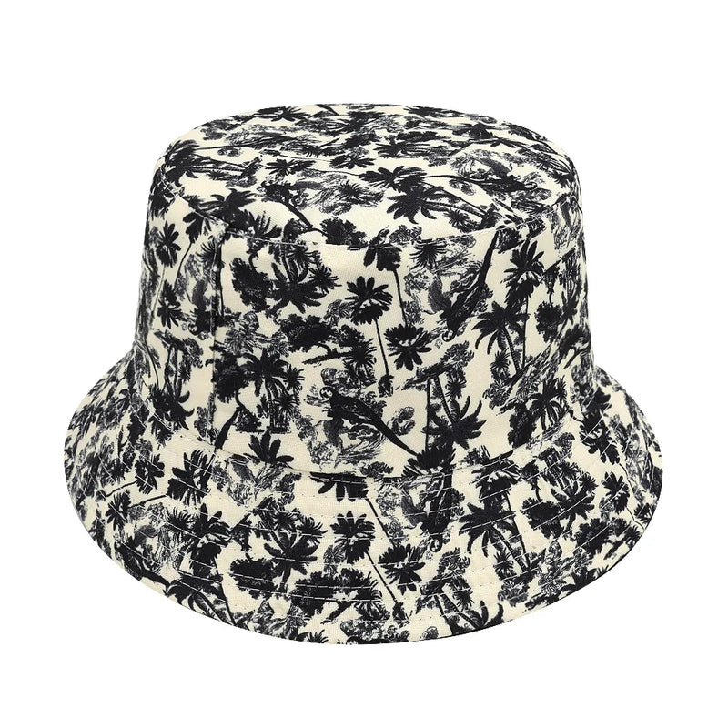 Chapéu Bucket Estampado Toile de Jouy