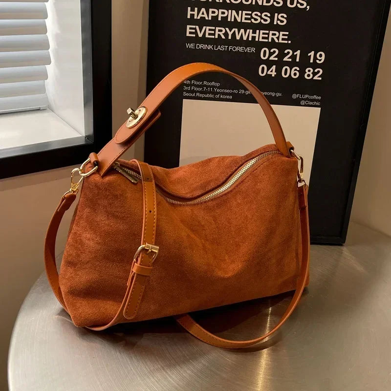 Bolsa AirBag Camurça Siena Retrô