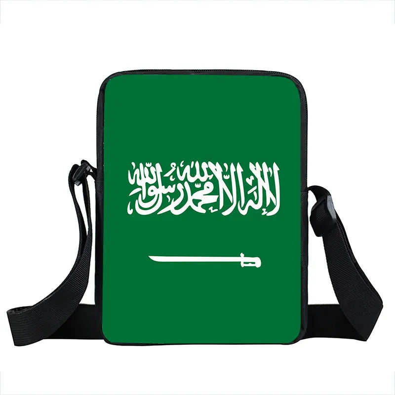Bolsa Transversal Estampa Bandeira dos Países