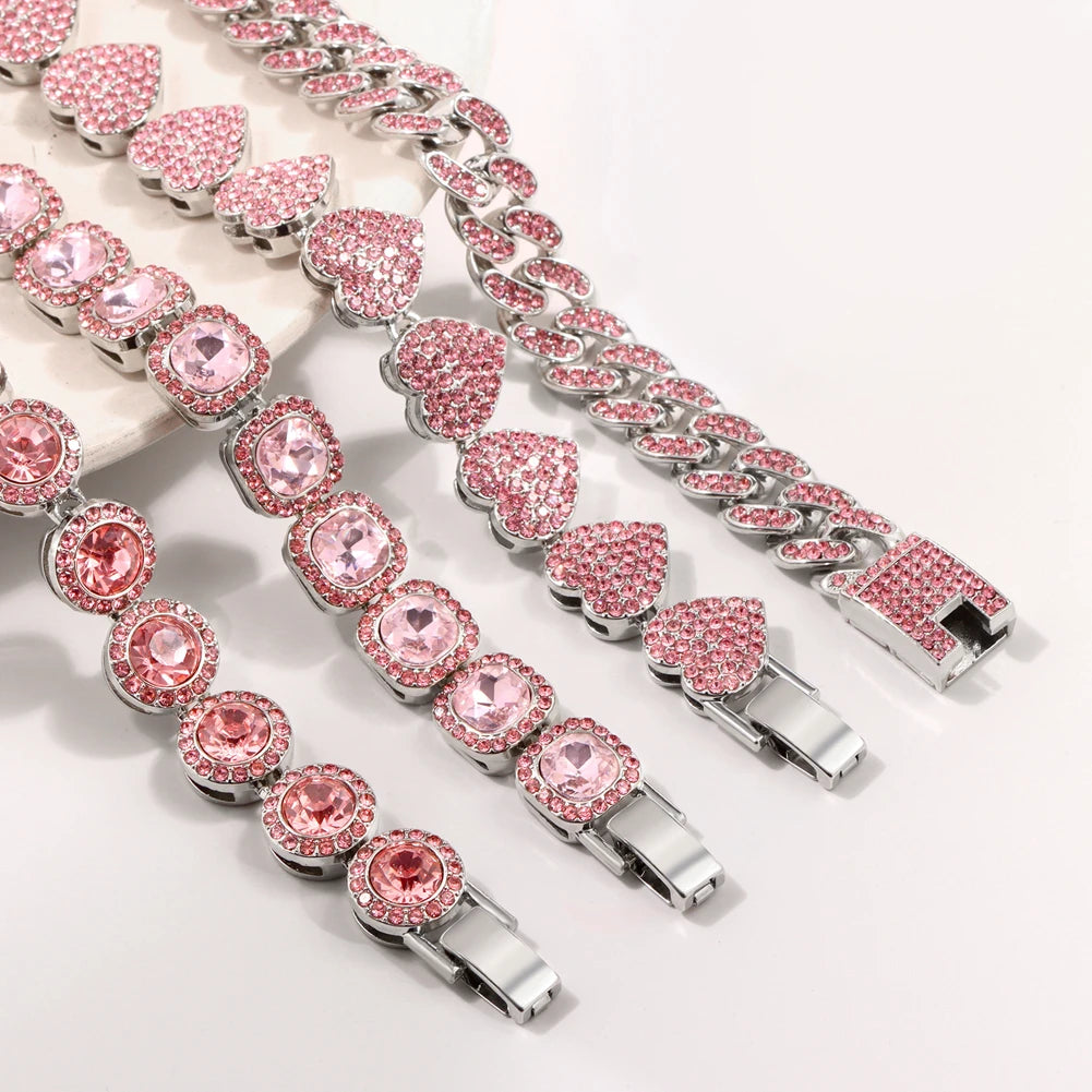 Pulseira Cravejada Riviera Modelo Miami Iced