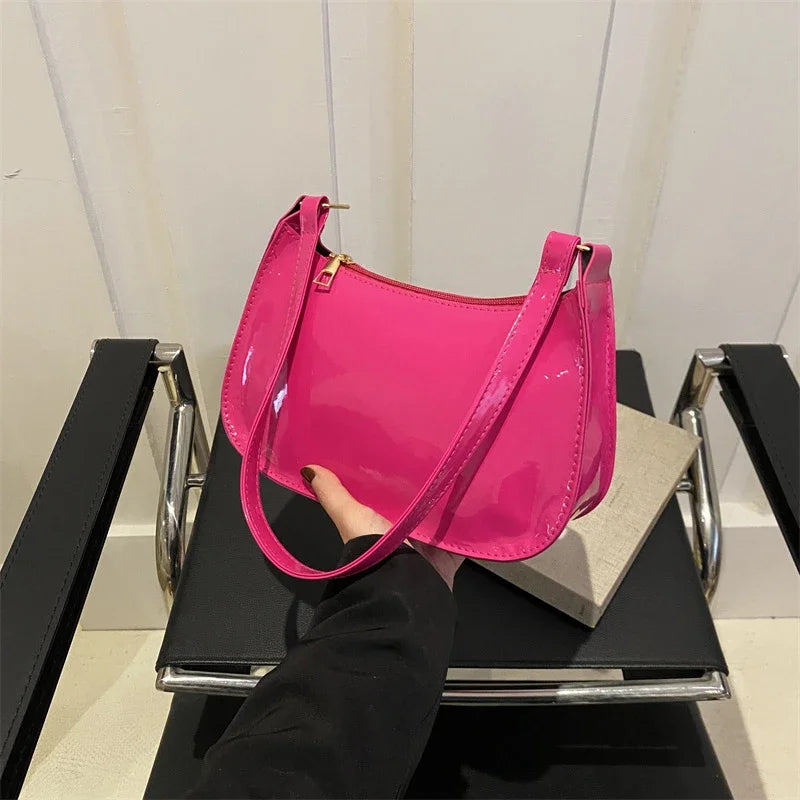 Bolsa Air Bag Shoulder Verniz com Alça
