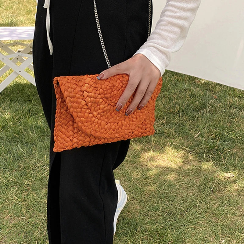 Bolsa Clutch Palha Viva