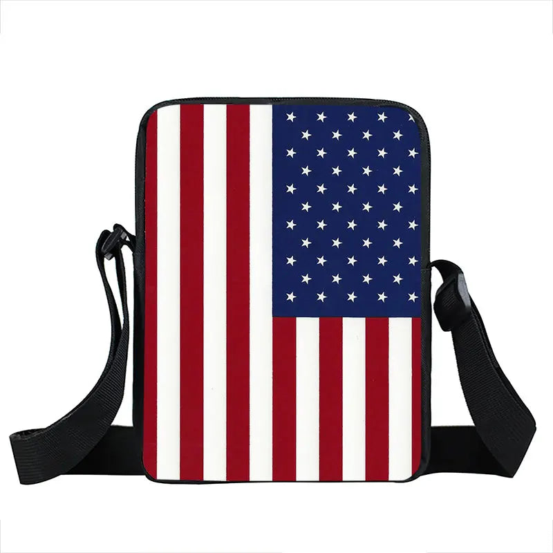 Bolsa Transversal Estampa Bandeira dos Países