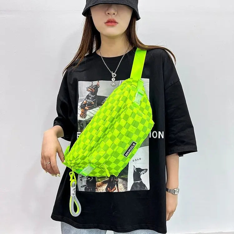 Bolsa Transversal Xadrez