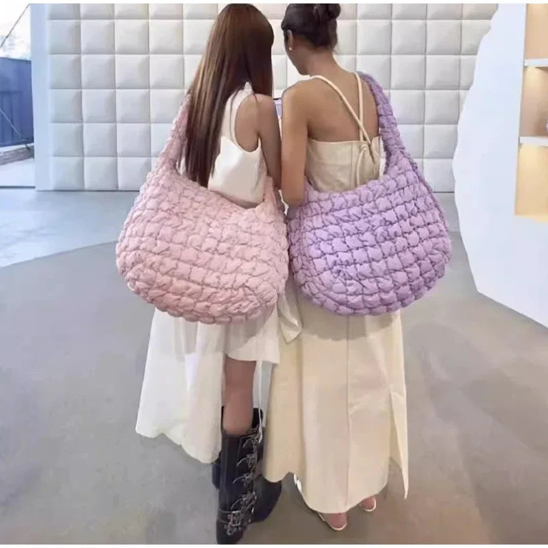 Bolsa Nuvem Plissada