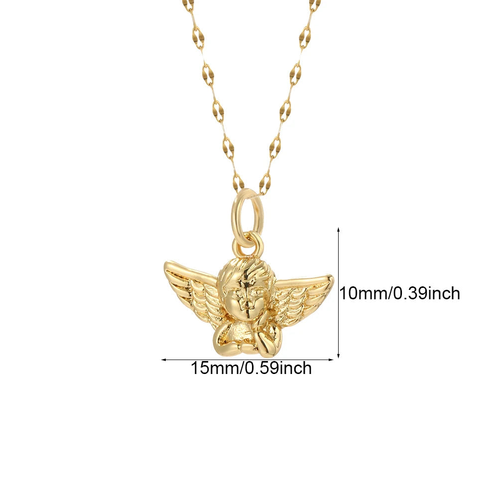 Colar Pingente Dourado Coleção Charms Variados