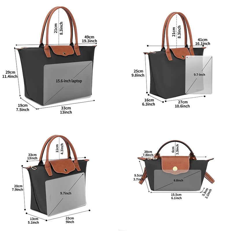 Bolsa Tote Multi Tamanhos Nylon