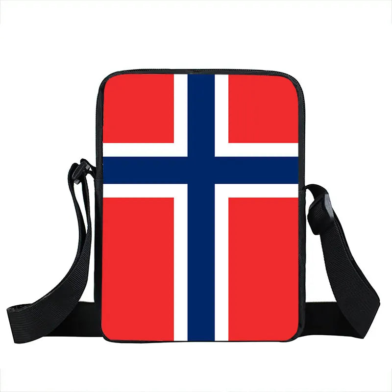 Bolsa Transversal Estampa Bandeira dos Países
