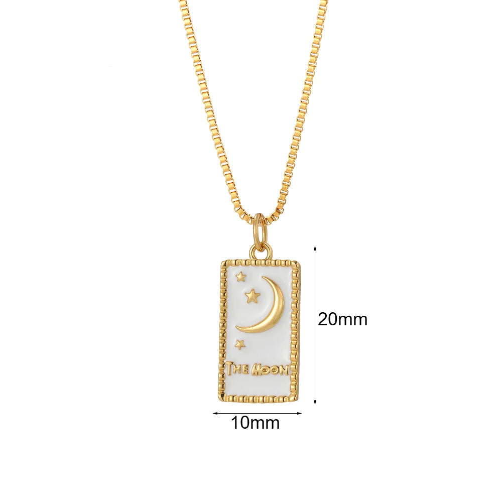 Colar Pingente Dourado Coleção Charms Variados