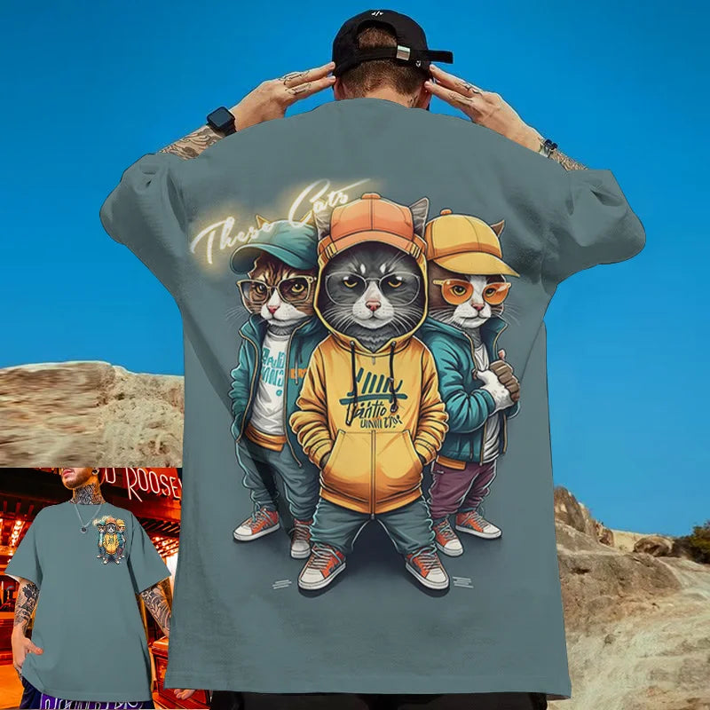 Camiseta Masculina Estampa NFT Monkey