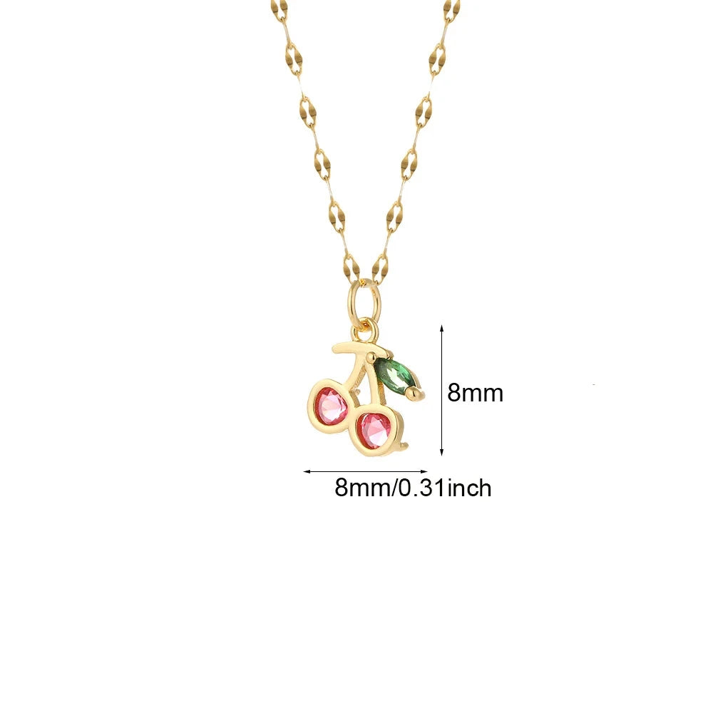 Colar Boho Heart Charm Dourado em Aço Inoxidável