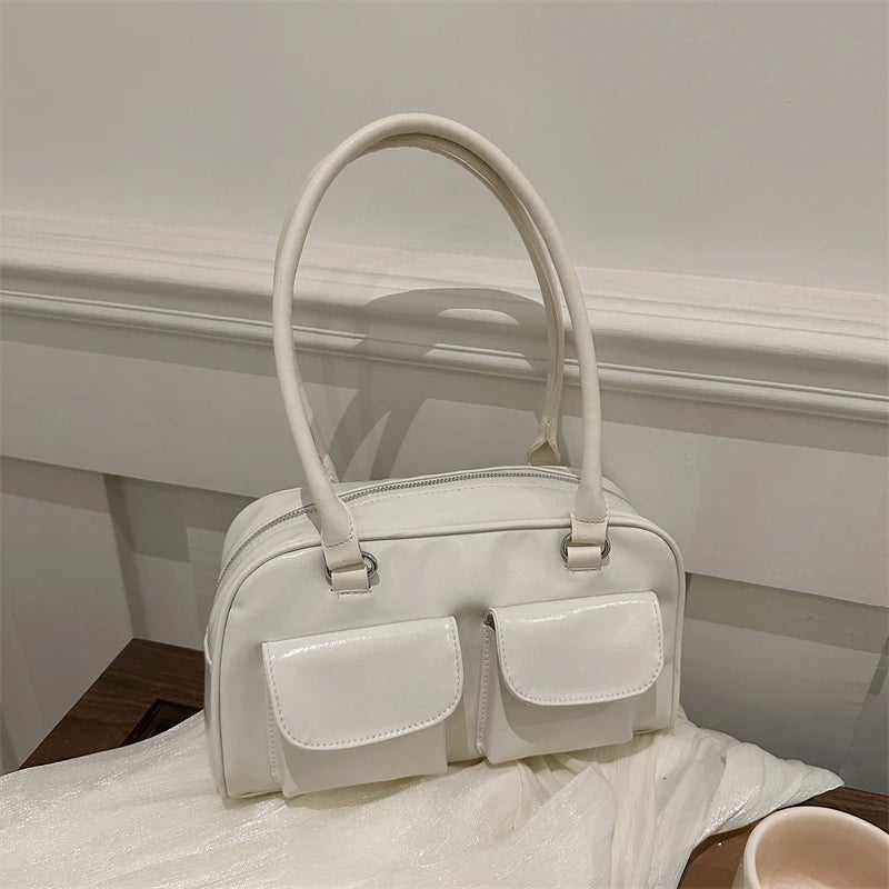 Bolsa Air Bag Retrô Hobo Couro Sintético