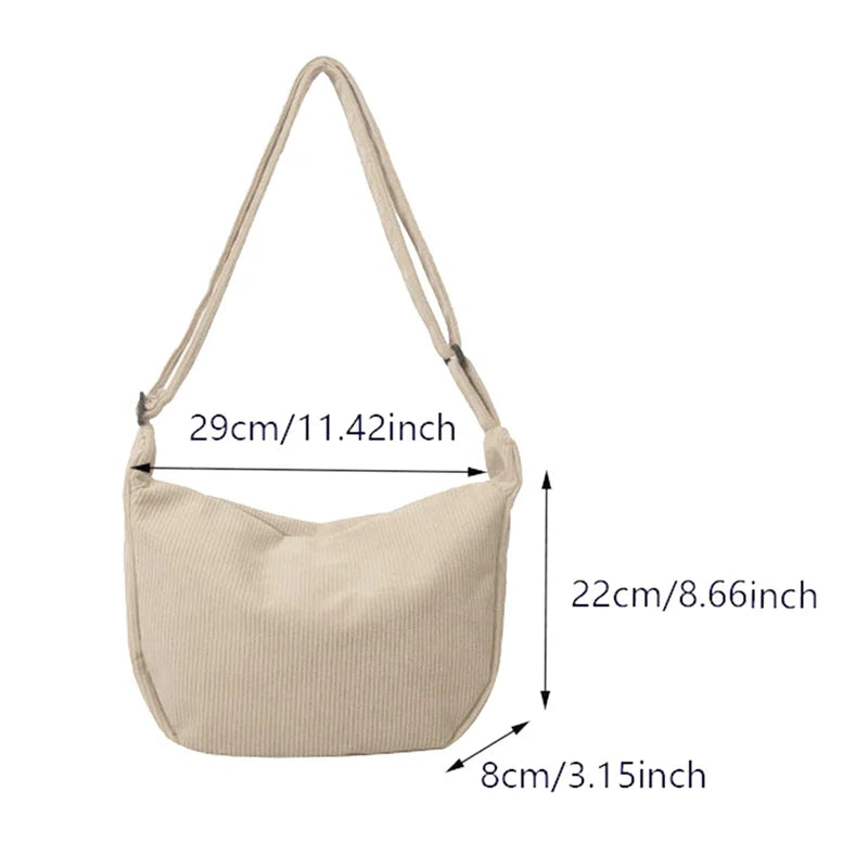 Bolsa Corduroy Minimal