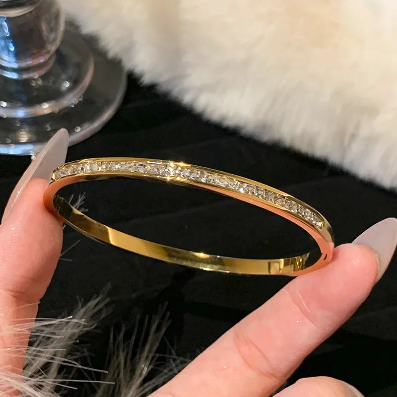 Pulseira de Zircônia em Aço Inoxidável