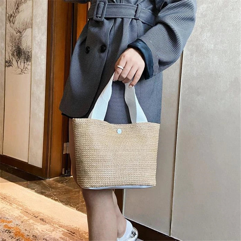 Bolsa de Palha Moda Praia