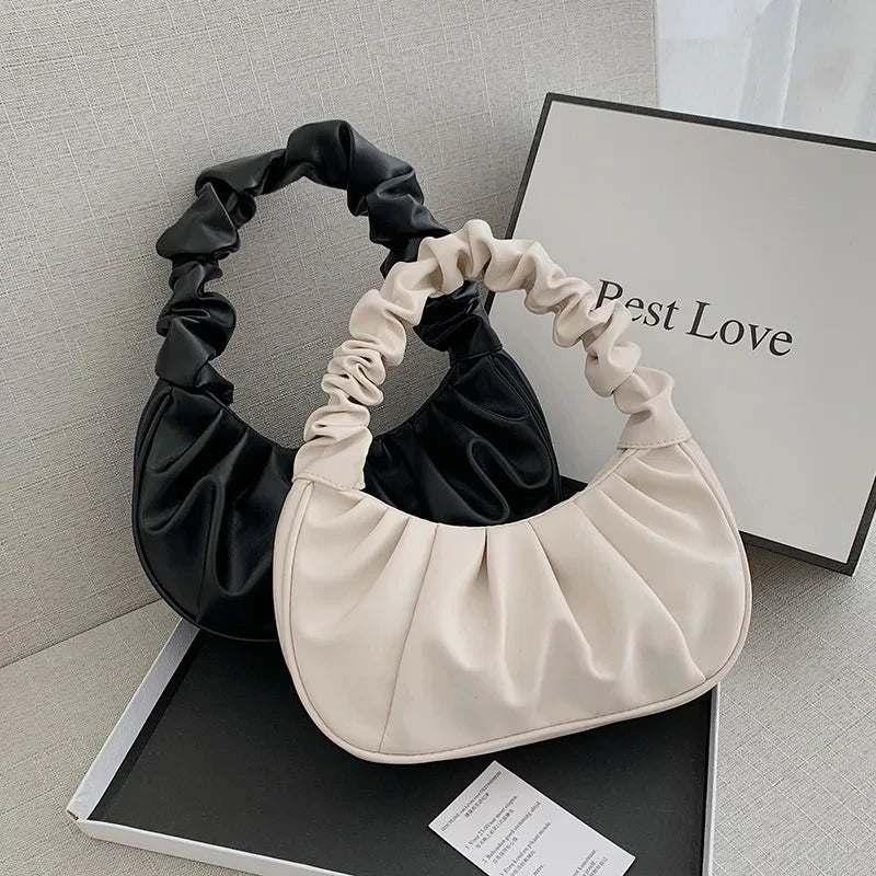 Bolsa Feminina Plissada