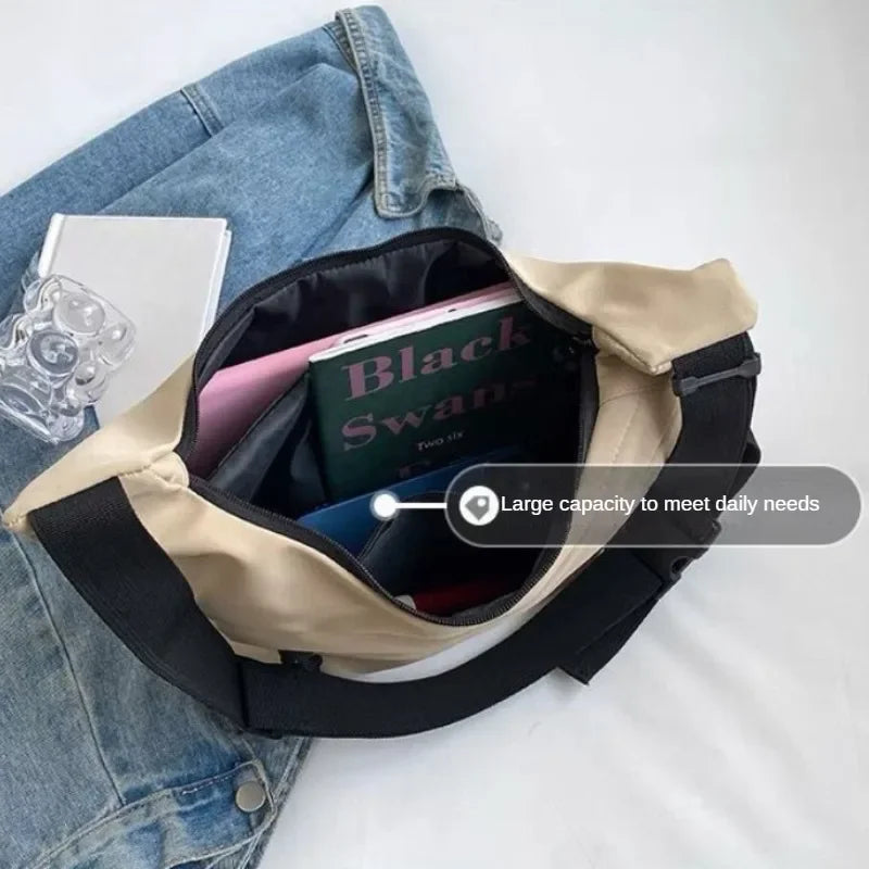 Bolsa Transversal de Nylon Casual