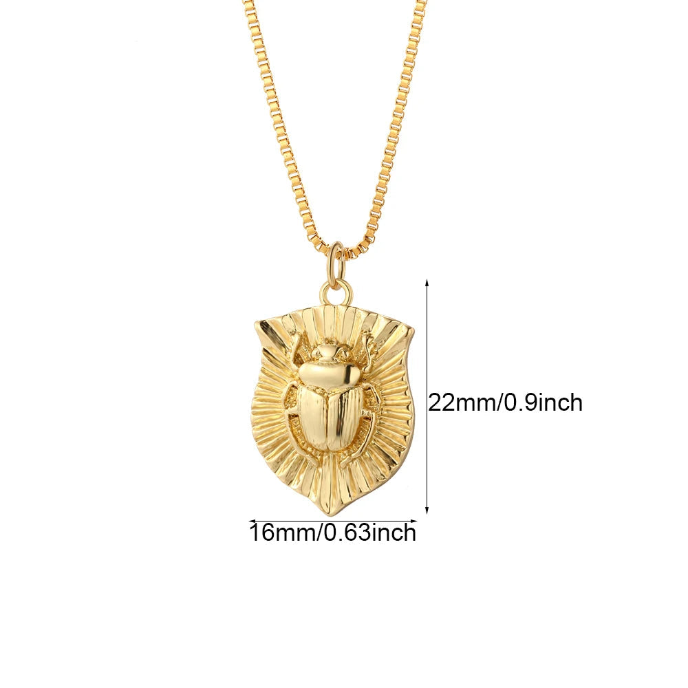 Colar Pingente Dourado Coleção Charms Variados