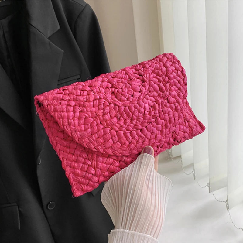 Bolsa Clutch Palha Viva