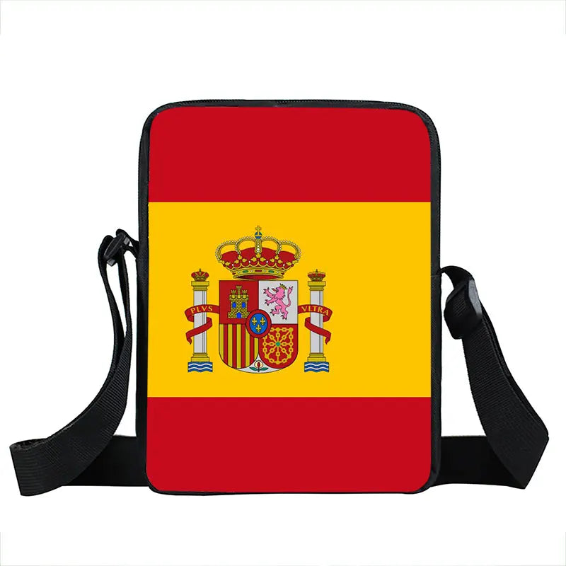Bolsa Transversal Estampa Bandeira dos Países