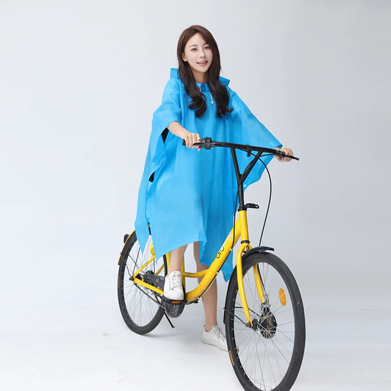 Capa de Chuva Unissex para Ciclistas Esportiva e Casual