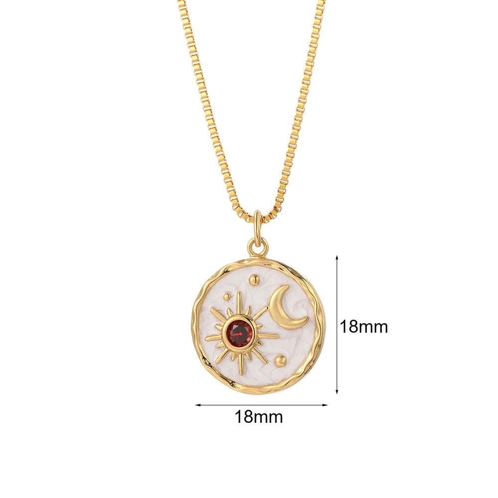 Colar Pingente Dourado Coleção Charms Variados
