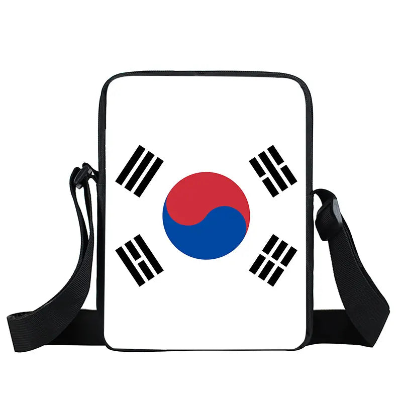 Bolsa Transversal Estampa Bandeira dos Países