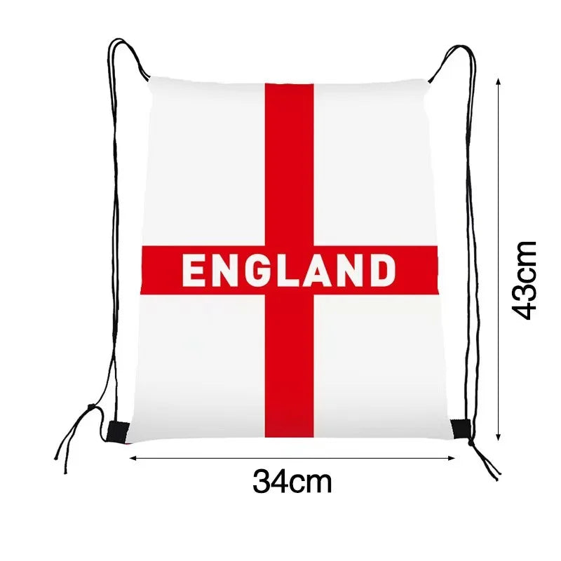 Mochila Saco Torcedor Bandeiras do Mundo Copa