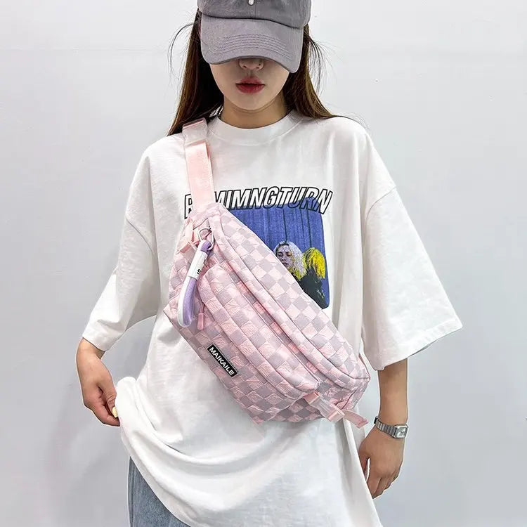 Bolsa Transversal Xadrez