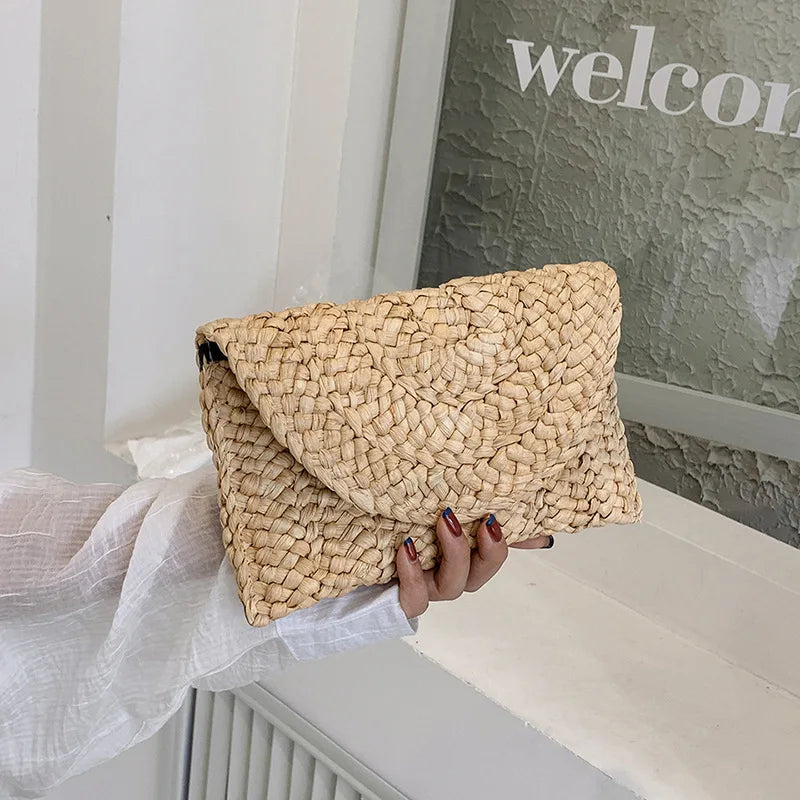 Bolsa Clutch Palha Viva