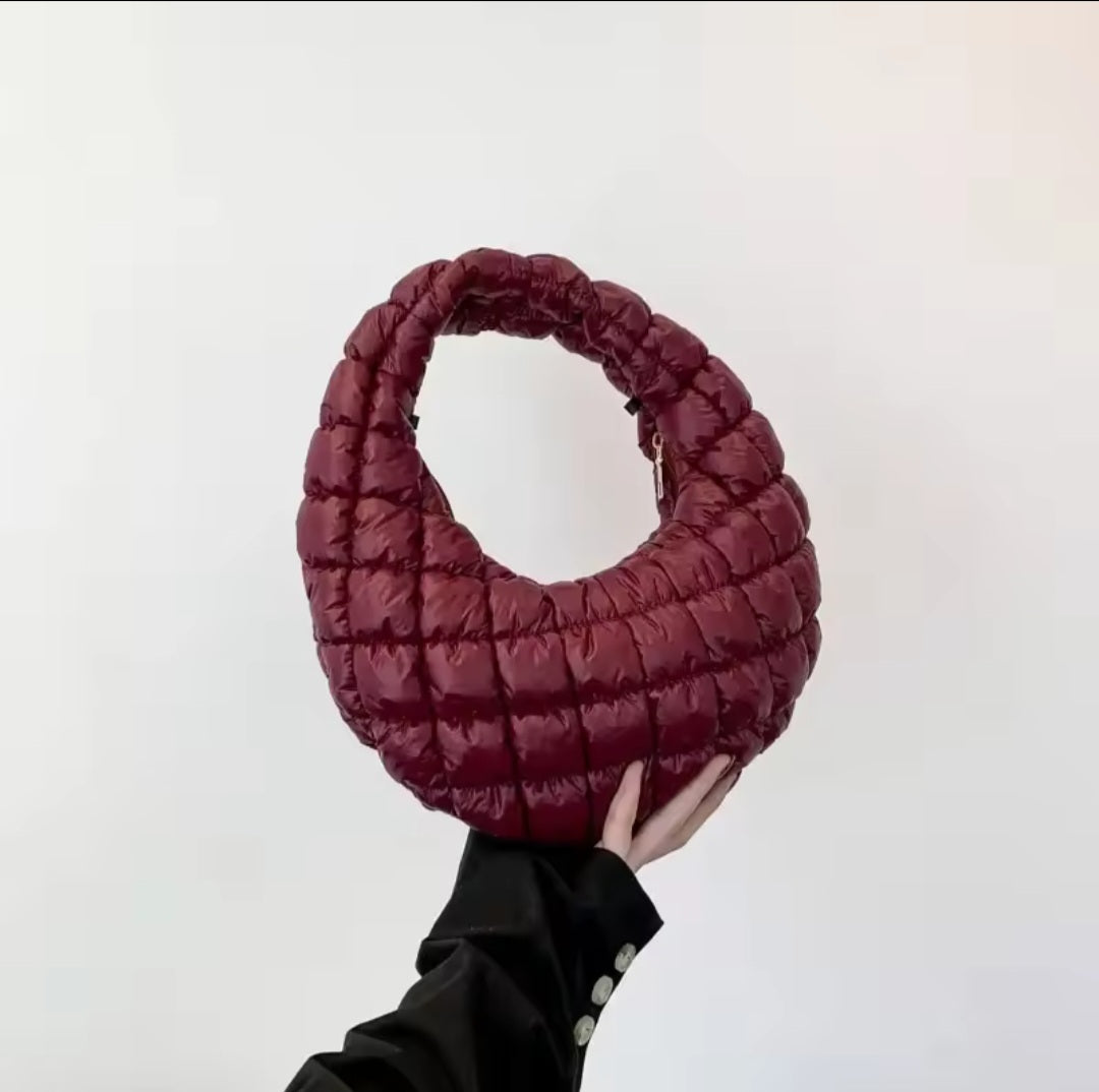 Bolsa Hobo Mini Puffer