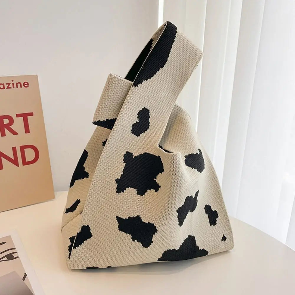 Bolsa de Malha Feita à Mão Casual