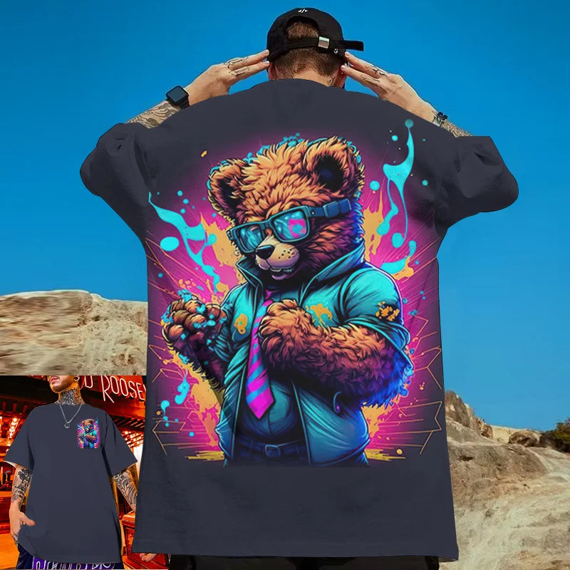 Camiseta Masculina Estampa NFT Monkey