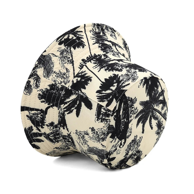 Chapéu Bucket Estampado Toile de Jouy