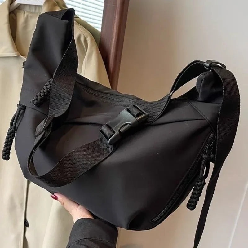 Bolsa Transversal de Nylon Casual