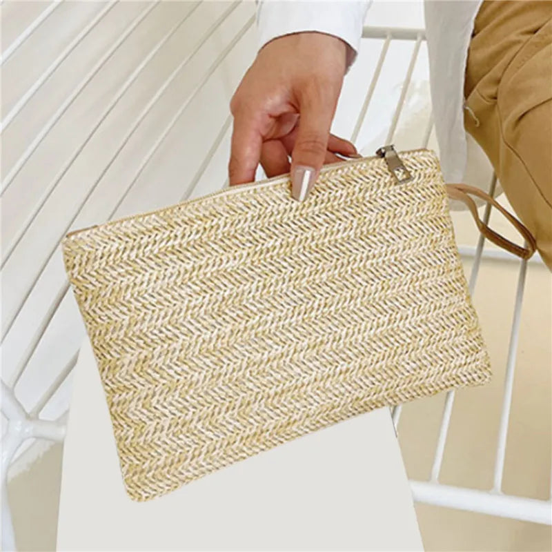Bolsa de Palha Moda Praia