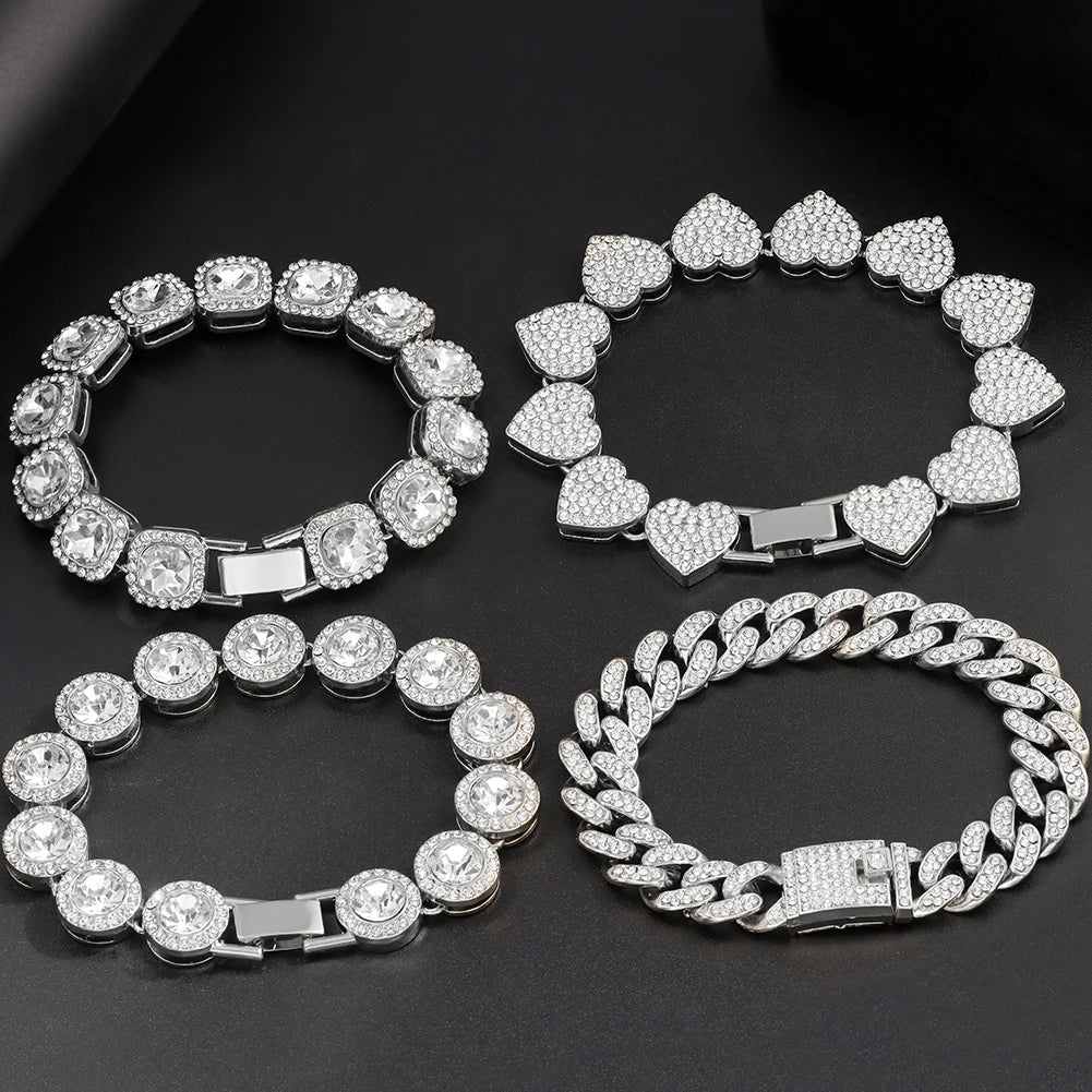 Pulseira Cravejada Riviera Modelo Miami Iced
