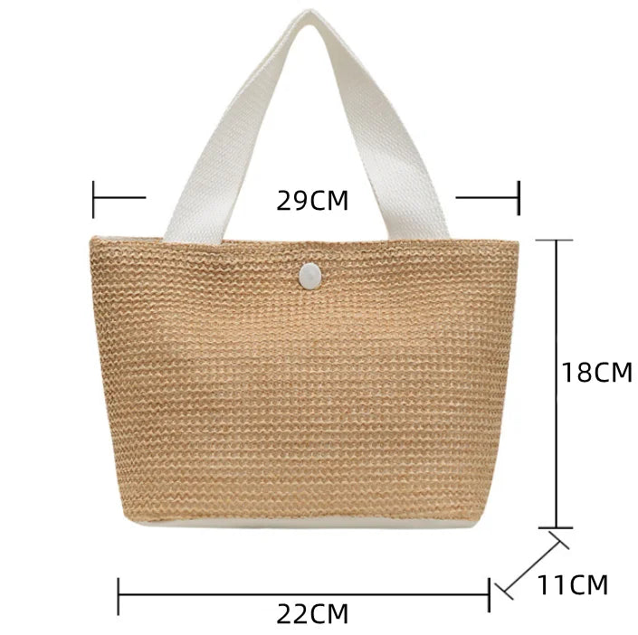 Bolsa de Palha Moda Praia