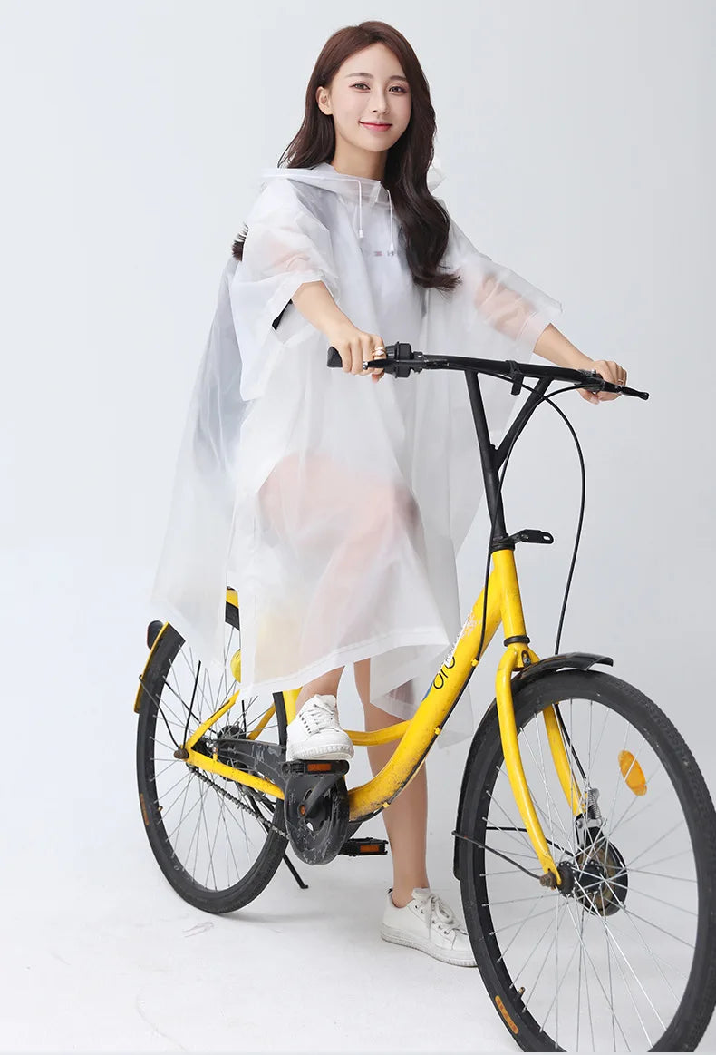 Capa de Chuva Unissex para Ciclistas Esportiva e Casual