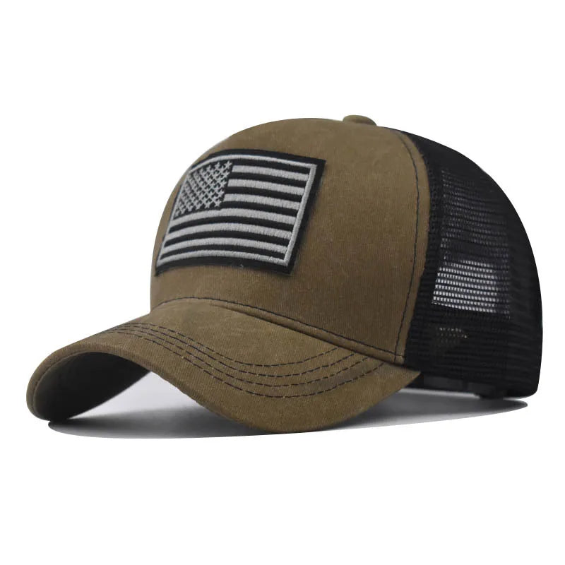 Boné com Bandeira Americana Cotton