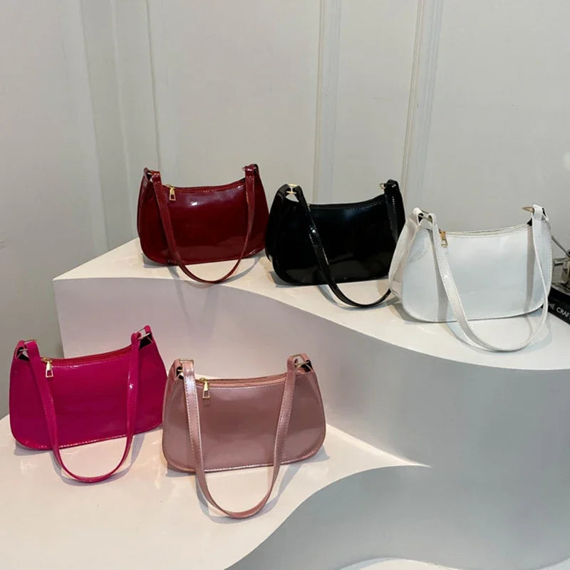 Bolsa Air Bag Shoulder Verniz com Alça