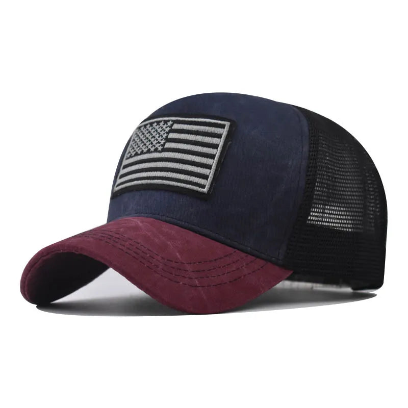 Boné com Bandeira Americana Cotton