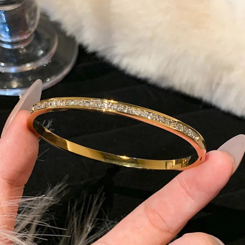 Pulseira de Zircônia em Aço Inoxidável