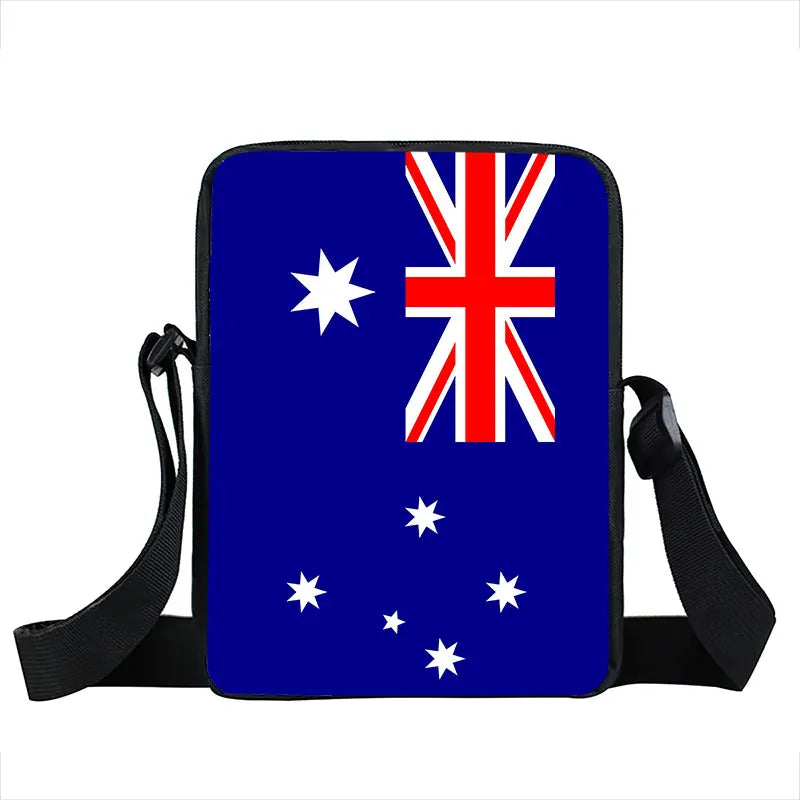Bolsa Transversal Estampa Bandeira dos Países