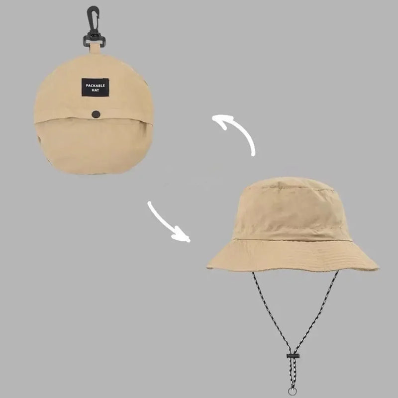Chapéu Anti-Sol para Montanhismo Dobrável Prático