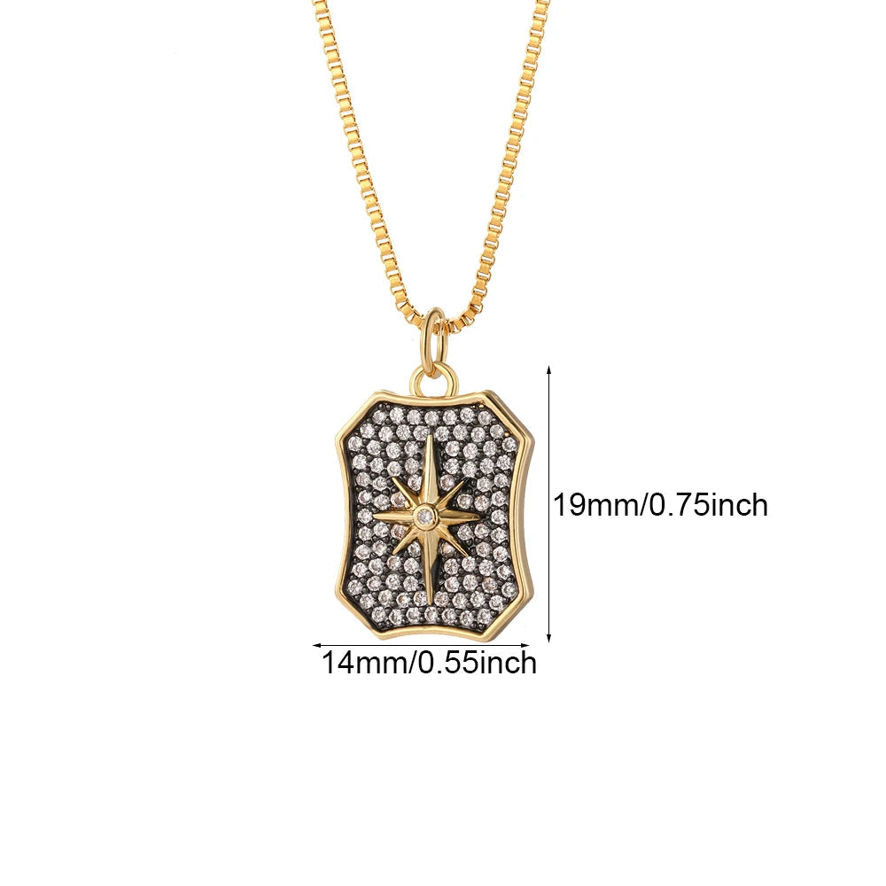 Colar Pingente Dourado Coleção Charms Variados