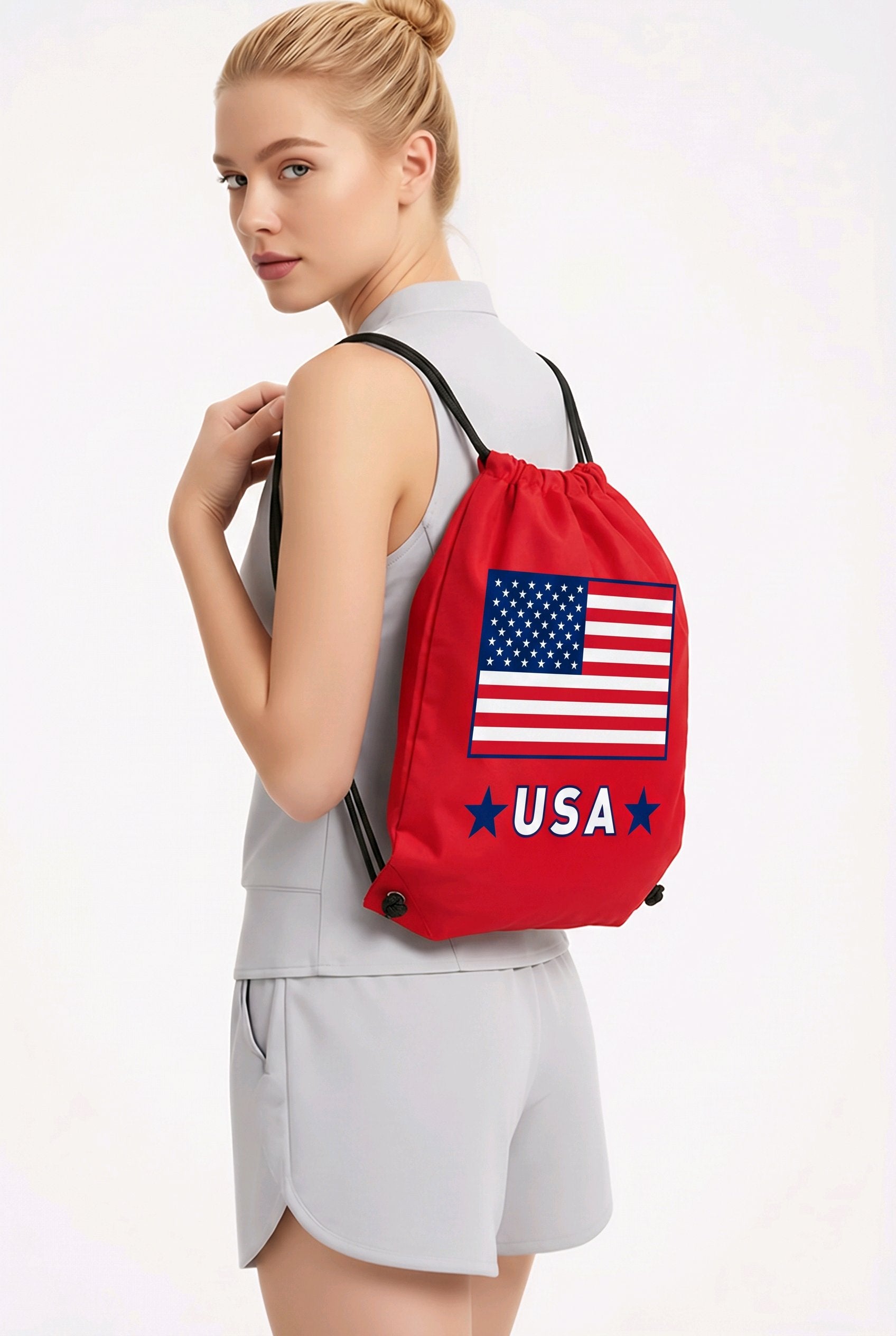 Mochila Saco Torcedor Bandeiras do Mundo Copa